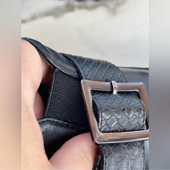 JADYROSE | BLACK MATTE LEATHER CHUNKY HEEL LOAFER SIZE 38/8 - Picture 8 of 14